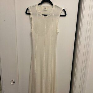 NWOT Dissh White Linen Maxi Dress